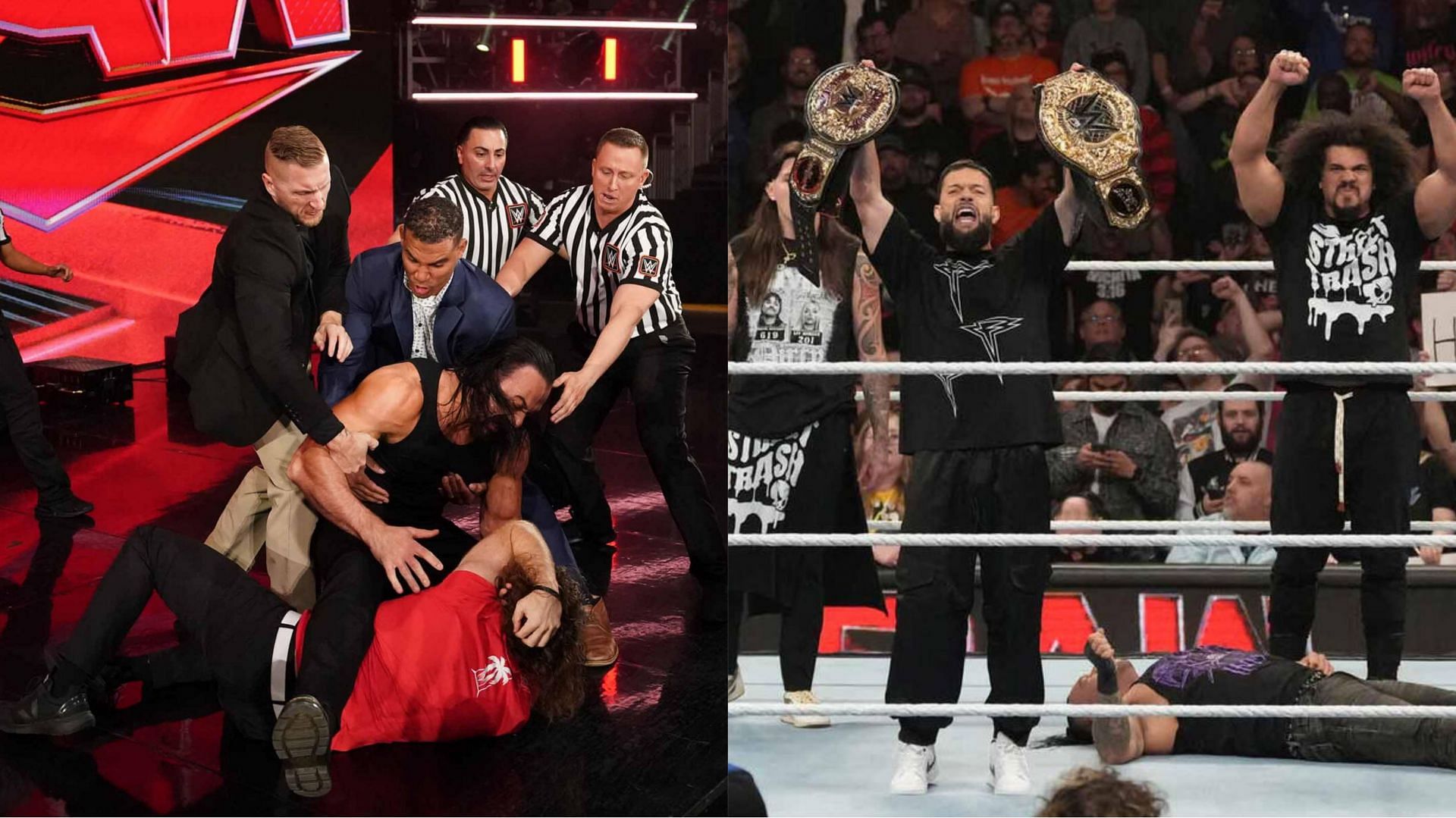 WWE Raw, Finn Balor, Gunther, Damian Priest, Seth Rollins, CM Punk, Drew Mcintyre, 