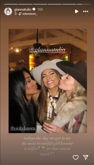 Tulio with her friends sharing a moment (@giannatulio on Instagram)