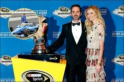 "She turned around and ran" - Jimmie Johnson recalls wife Chandra Janway’s uneasy moment during his IndyCar stint