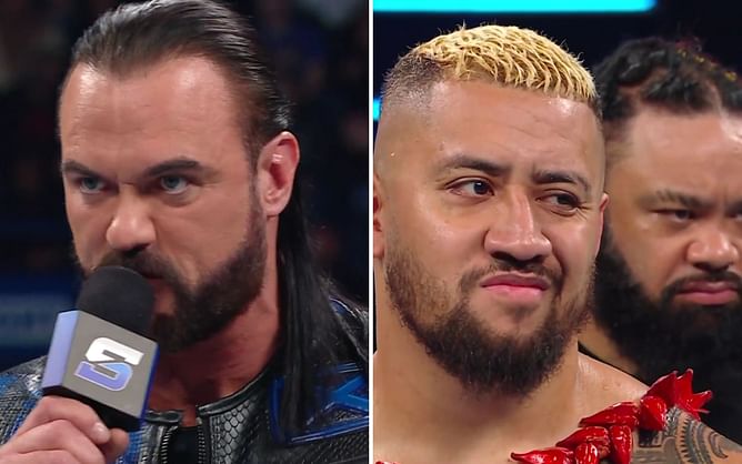 Drew McIntyre confronts The New Bloodline; Gets taken out by 39-year-old star on SmackDown