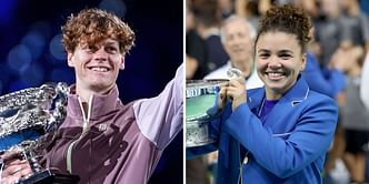 Jannik Sinner, Jasmine Paolini, Matteo Berrettini & Sara Errani honoured at Milan awards night for leading Italy to historic double team title