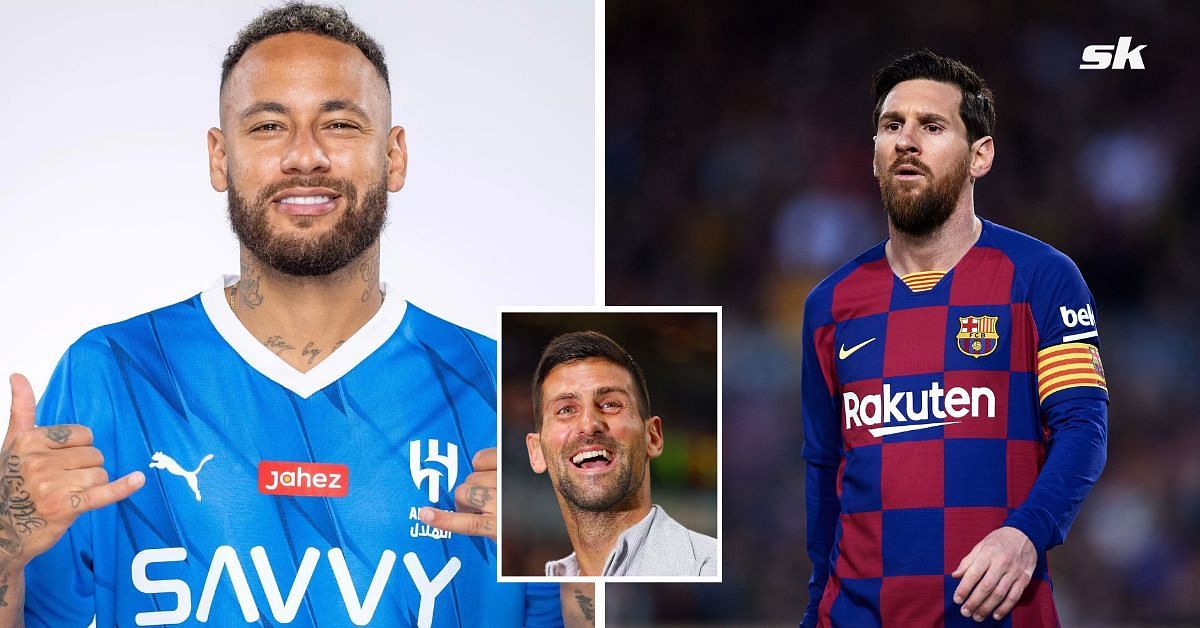 Novak Djokovic picks between Lionel Messi and Neymar jr