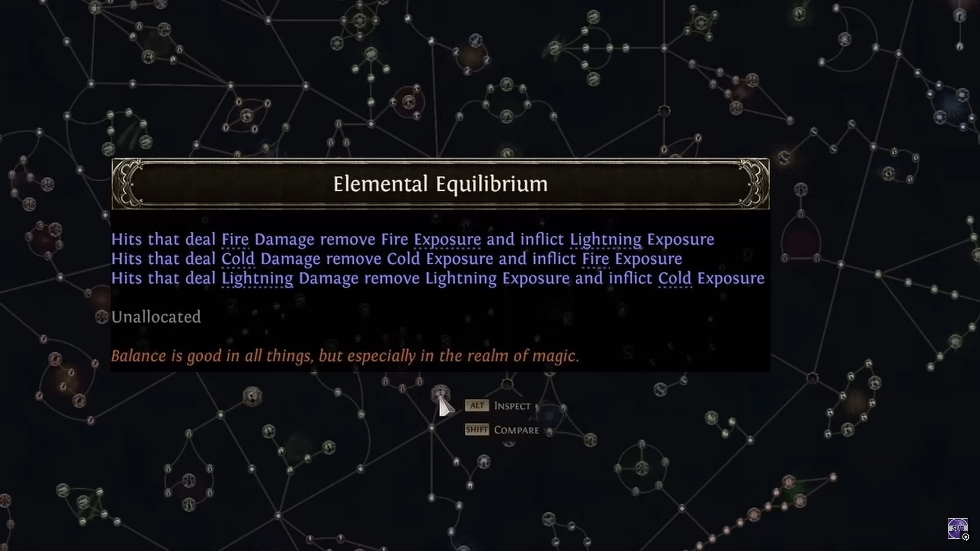 Elemental Equilibrium is weird, but that's the point (Image via Grinding Gear Games)