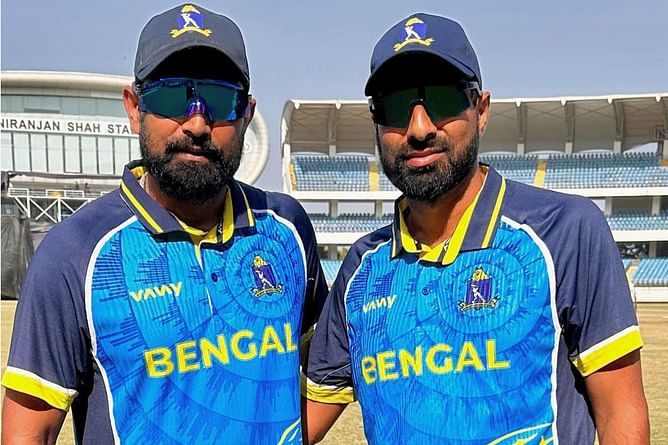 “The entire family is cheering for you!” - Mohammed Shami shares heartwarming post for brother Mohammed Kaif on his T20 debut in SMAT 2024-25