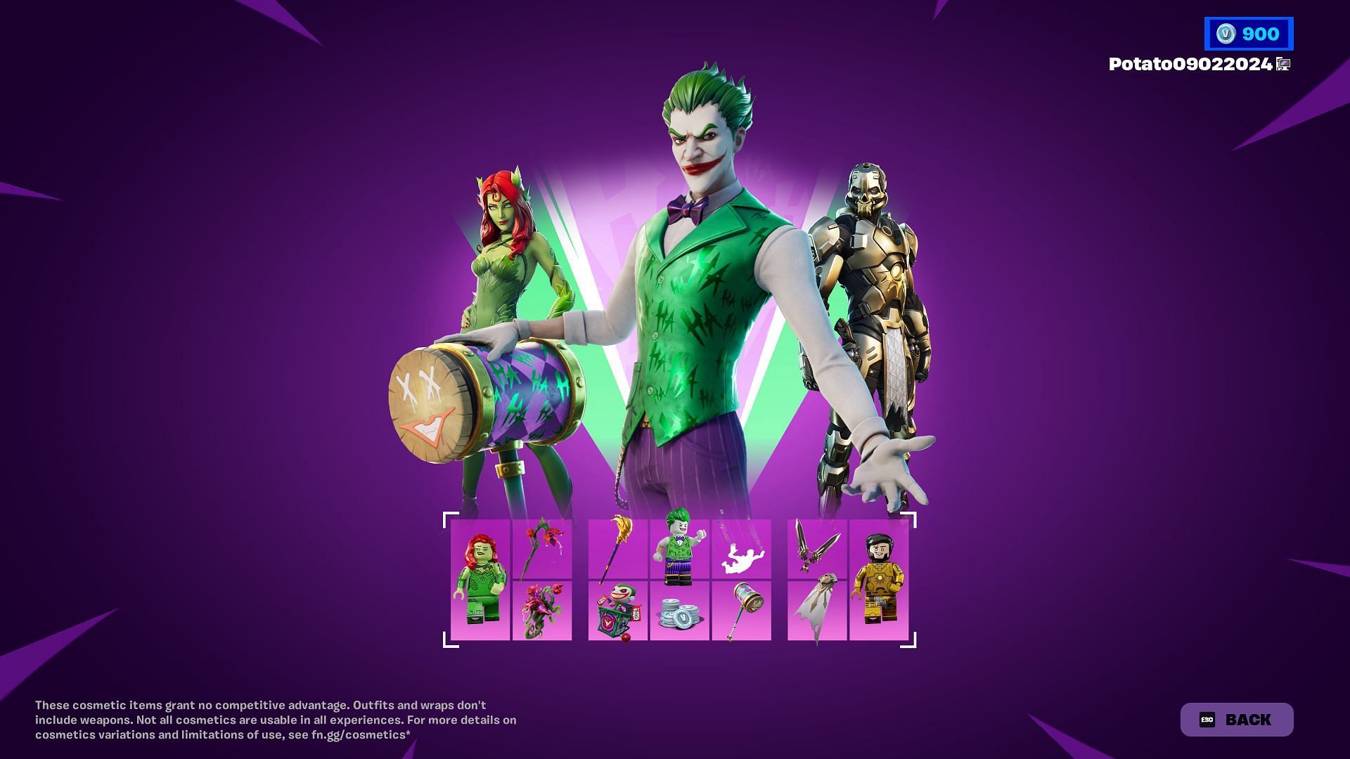 There are 15 cosmetic items in The Last Laugh Bundle (Image via Epic Games)