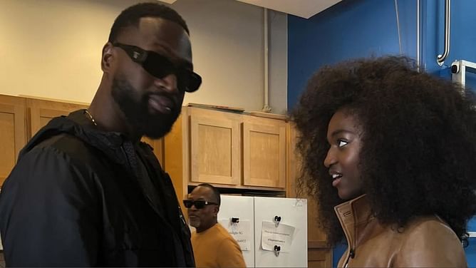 Dwyane Wade's daughter Zaya Wade turns heads in Ronny Kobo leopard print coat at Out100 celebration