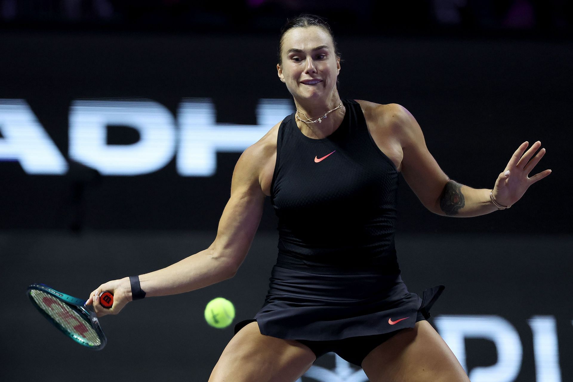 Aryna Sabalenka at the WTA Finals 2024 - Image Source: Getty