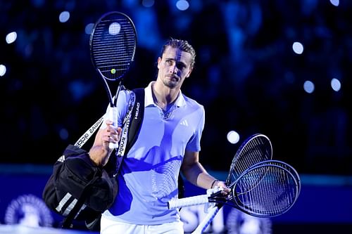 Alexander Zverev at the Nitto ATP Finals 2024 - Source: Getty