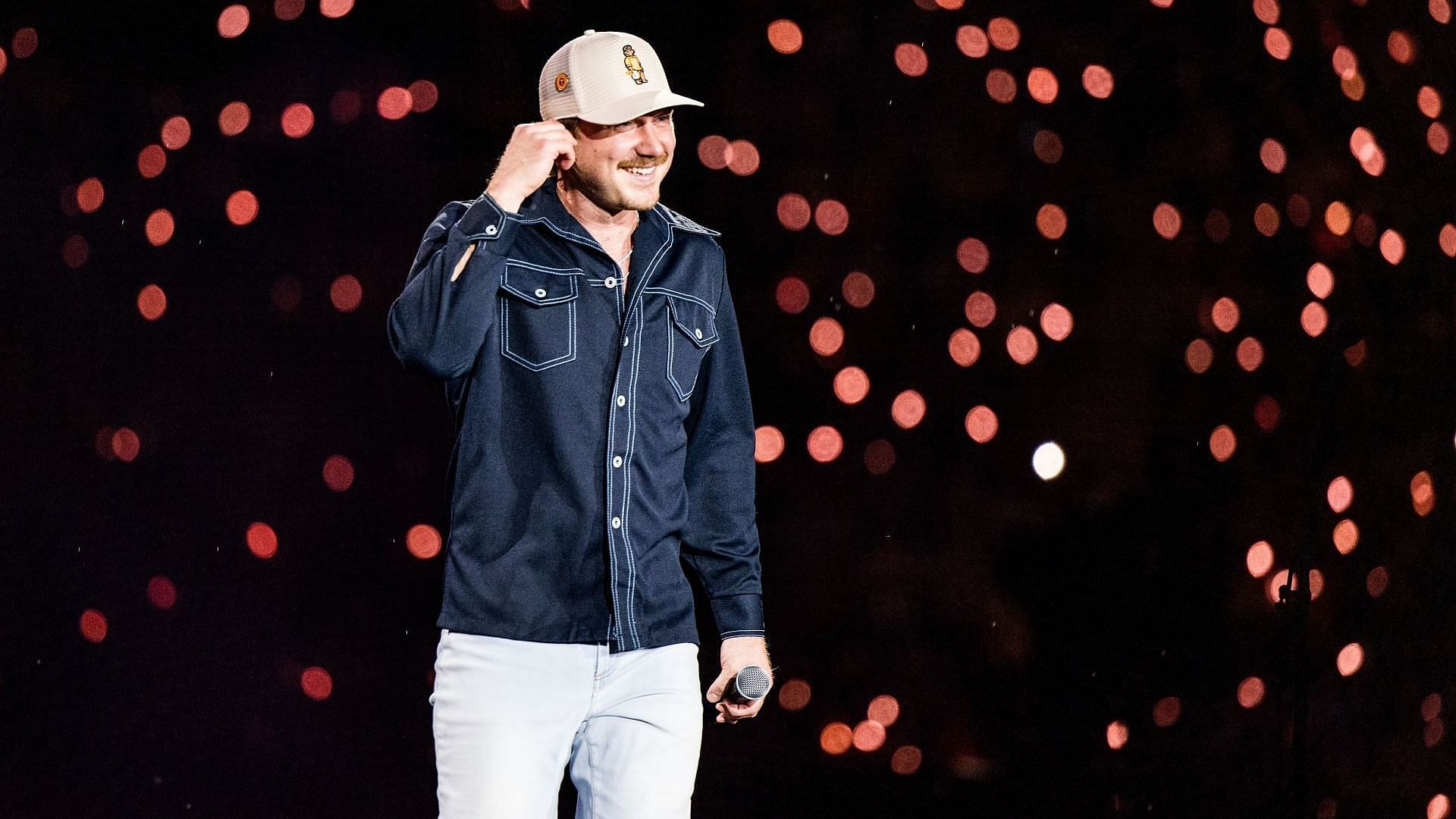 Country artist Morgan Wallen performs onstage for night two of his One Night At A Time tour at Neyland Stadium on September 22, 2024, in Knoxville, Tennessee. (Image via Getty/John Shearer)