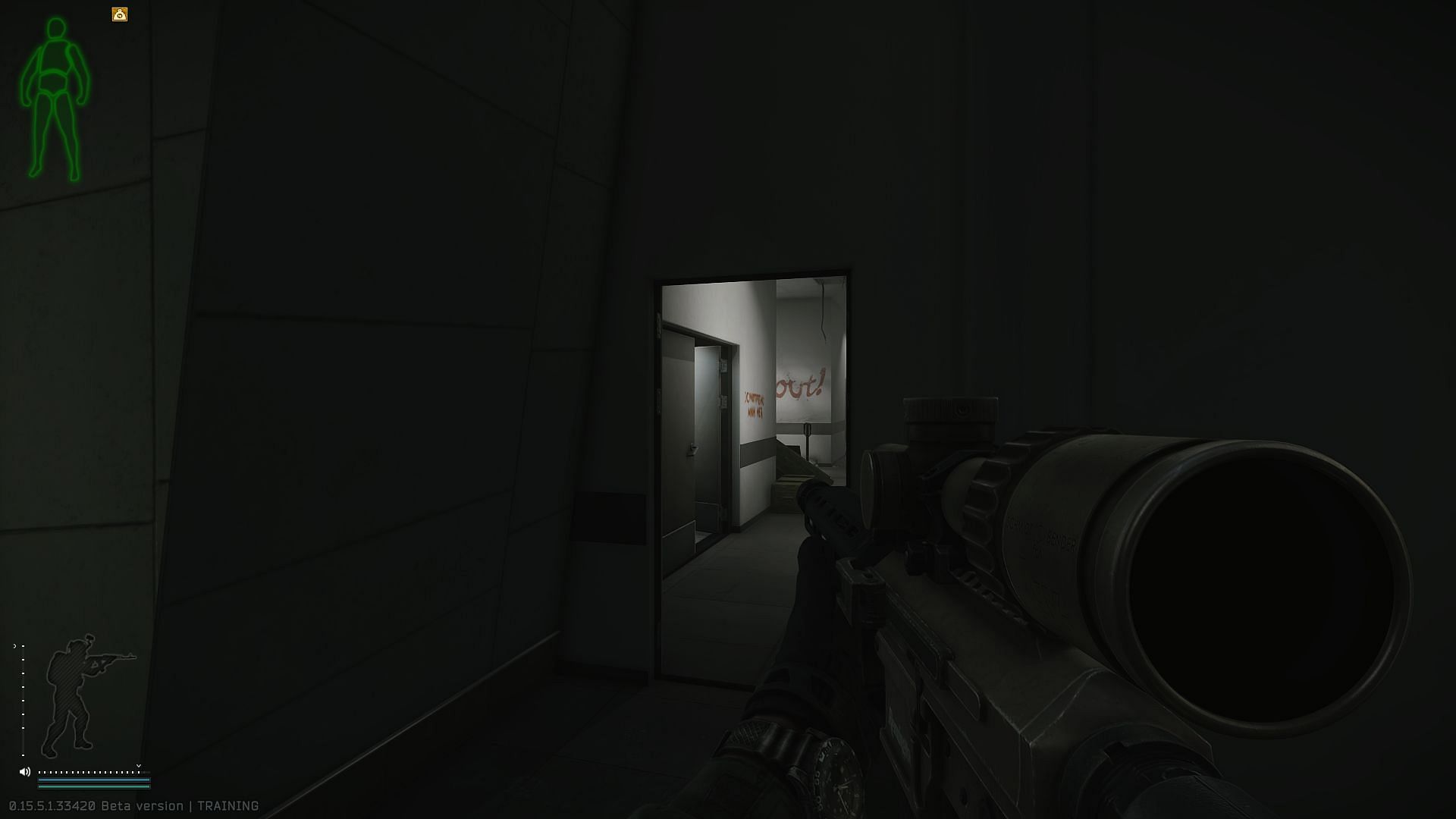 The door behind the reception desk (Image via Battlestate Games)