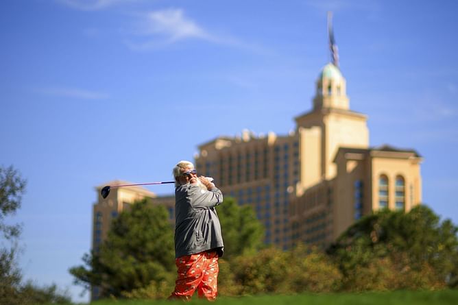 WATCH: John Daly's epic practice session ahead of the first round of the PNC Championship