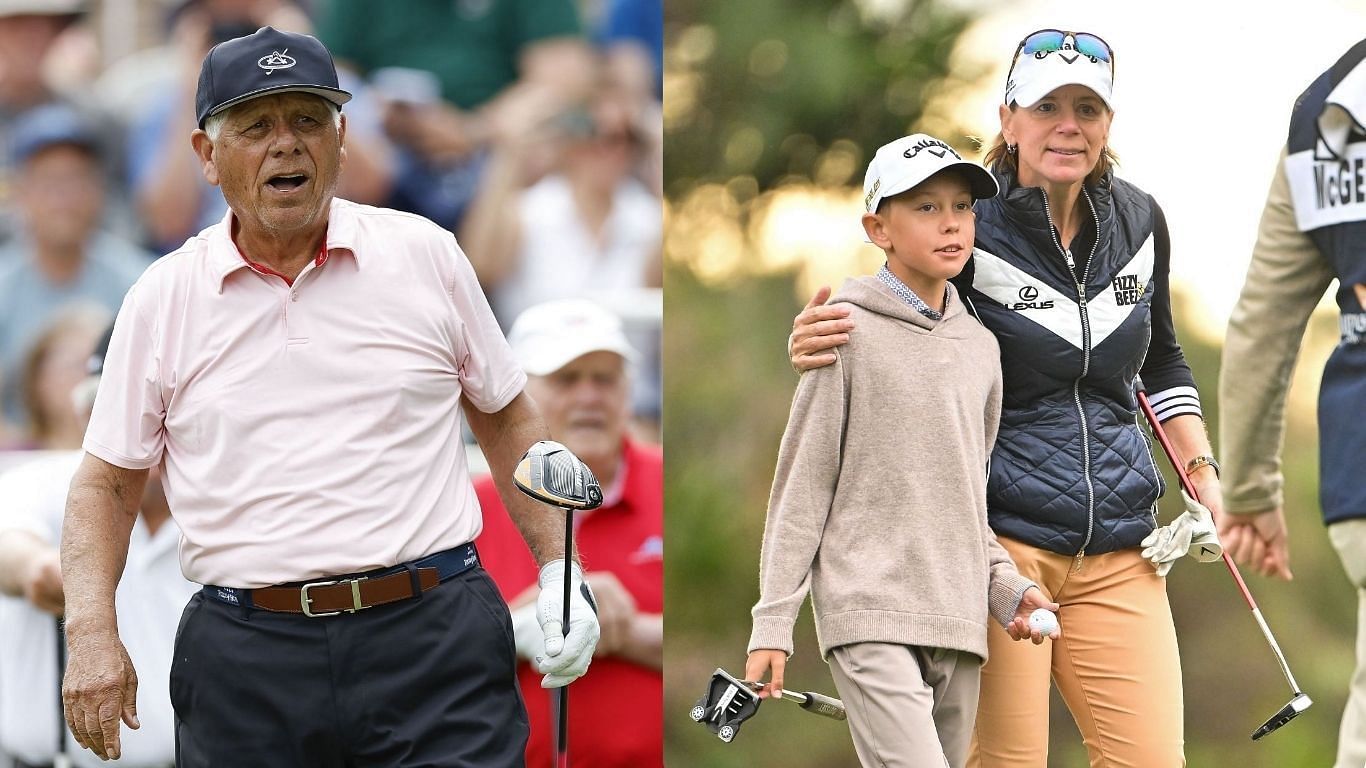 Lee Trevino once gave an advice to Annika Sorenstam&rsquo;s son Will McGee. Image via GETTY IMAGES