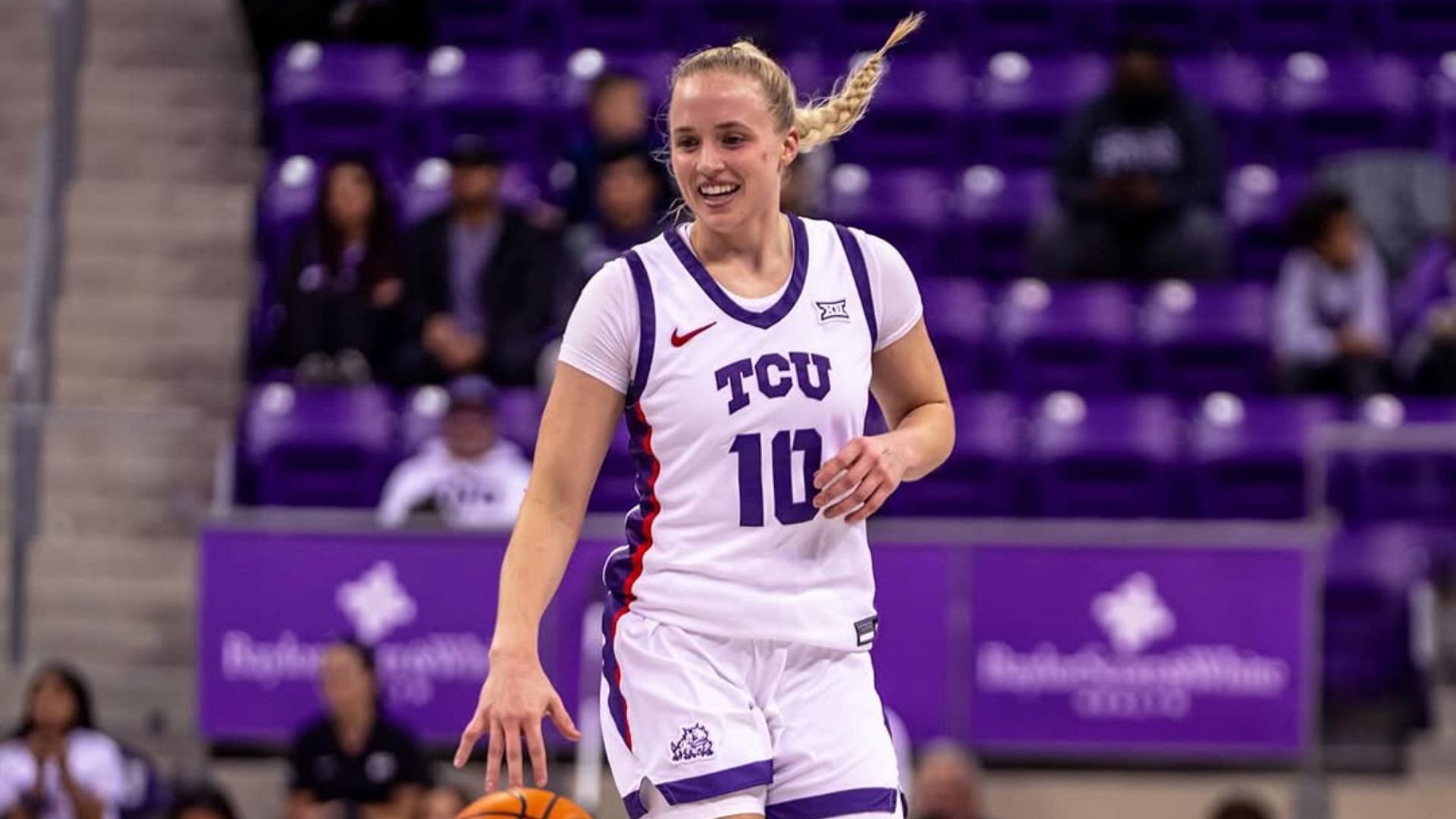 Hailey Van Lith taking care of the basketball in Wednesday