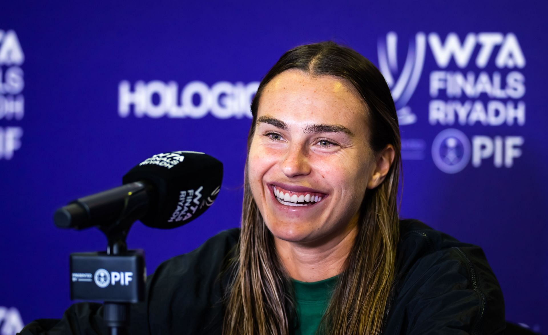 Aryna Sabalenka at the 2024 WTA Finals. Image: Getty