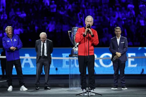 John McEnroe at the Laver Cup 2024. (Photo: Getty)