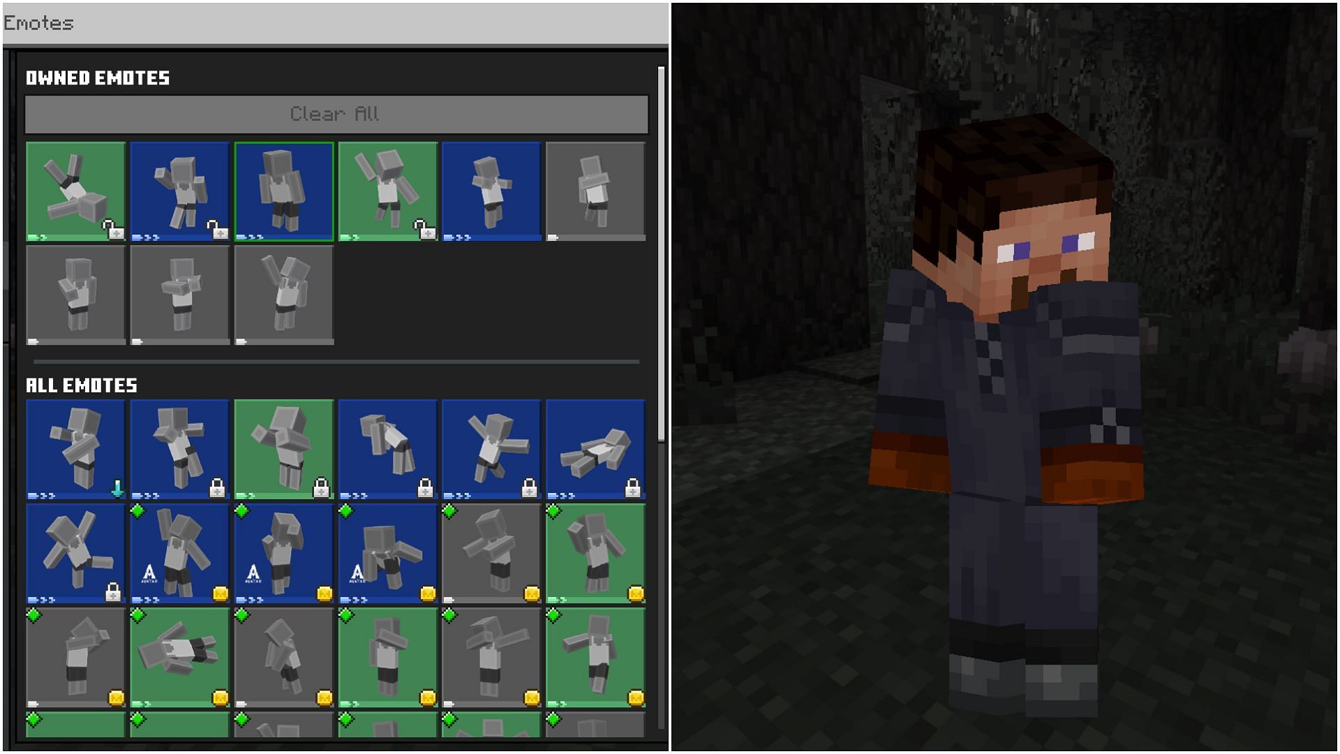 You can obtain creak emote and creaking mask by defeating Creaking (Image via Mojang Studios)