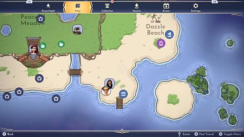 You need to head to the Dazzle Beach biome in the game (Image via Gameloft || YouTube/@n00bski Gaming)