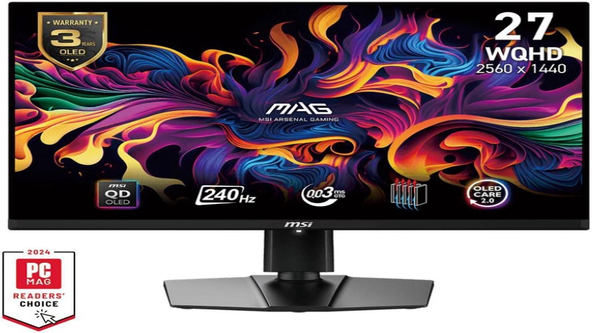 The MSI 27&quot; monitor is a good choice for gamers (Image via MSI)