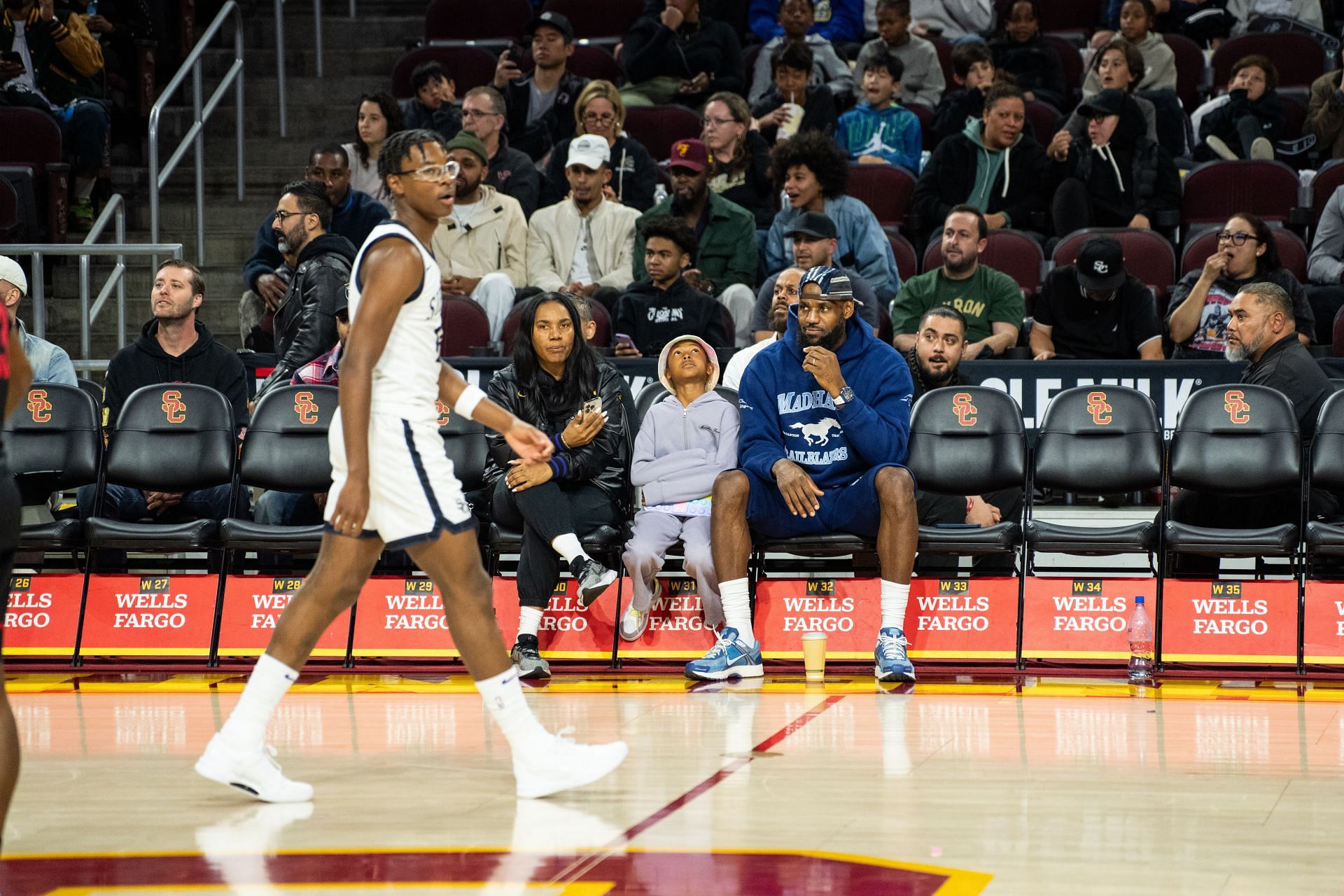 Bryce James at the Chosen-1&#039;s Invitational 2023 (Source: Getty)