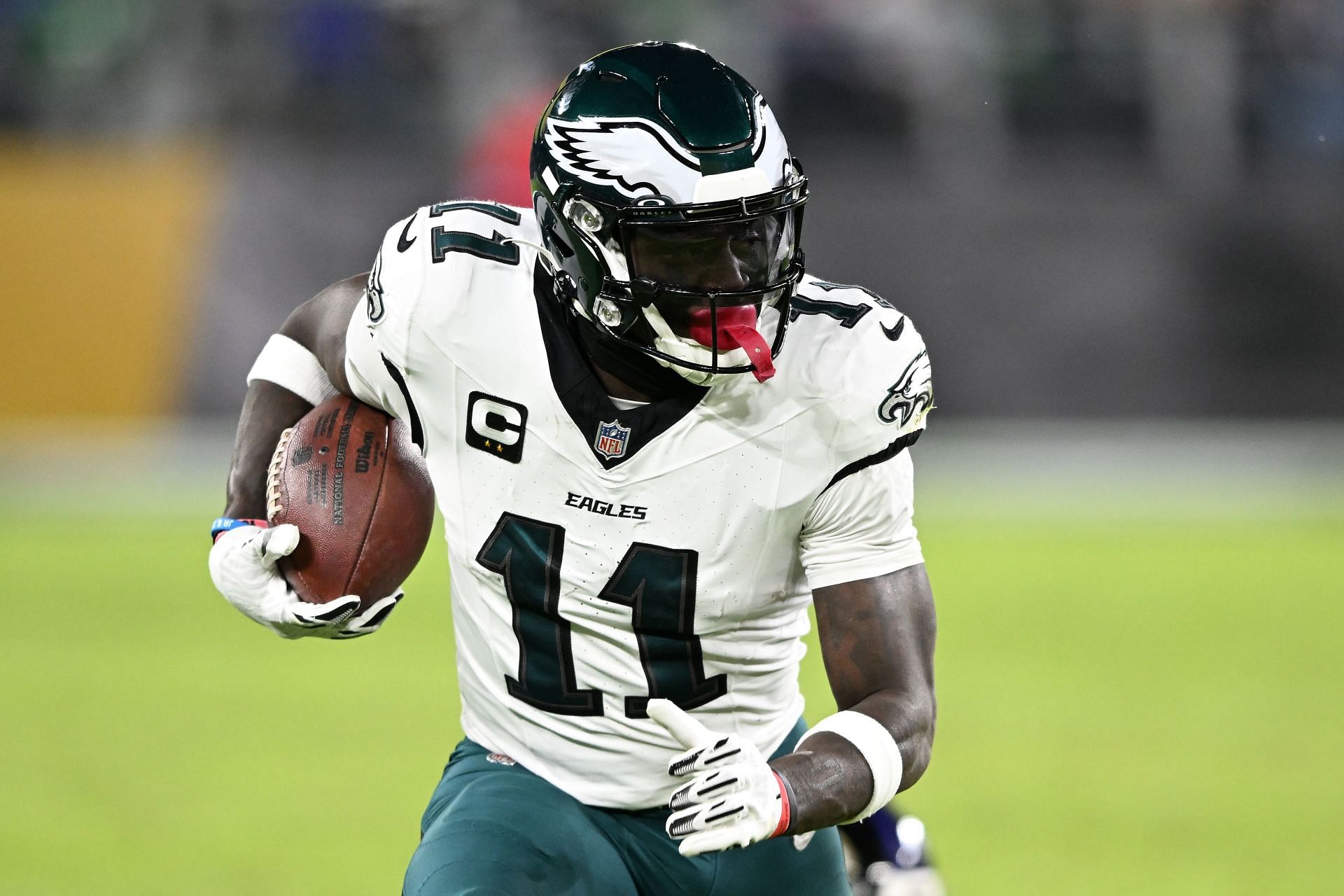 AJ Brown at Philadelphia Eagles v Baltimore Ravens - Source: Getty