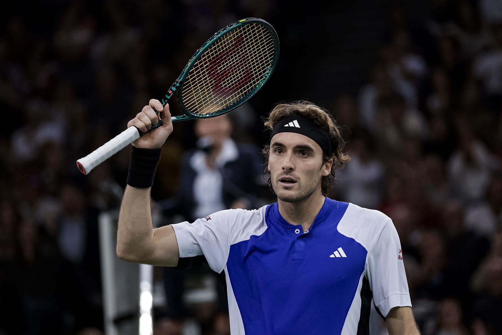 Stefanos Tsitsipas at the Paris Masters 2024. (Photo: Getty)