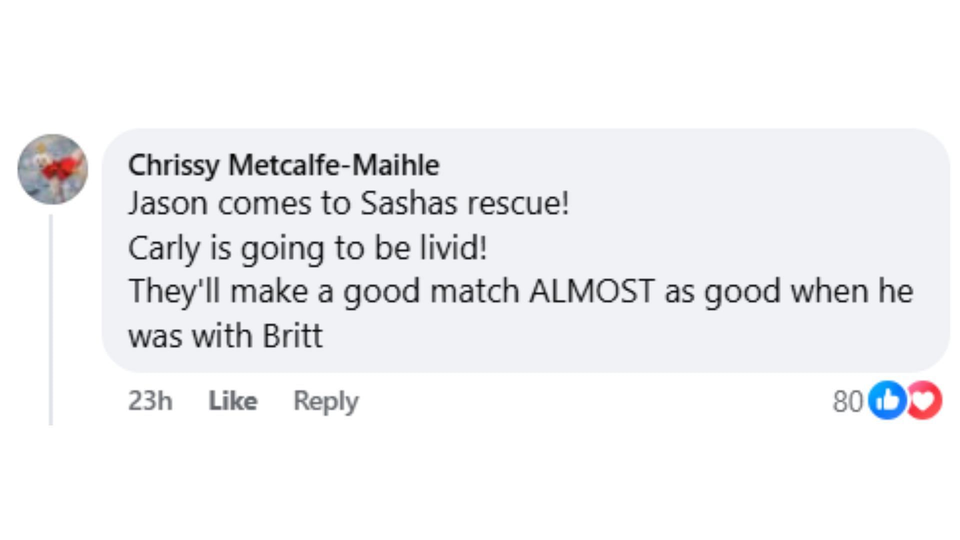 Fan reaction (Image via Facebook/@TheBoldandTheBeautiful)