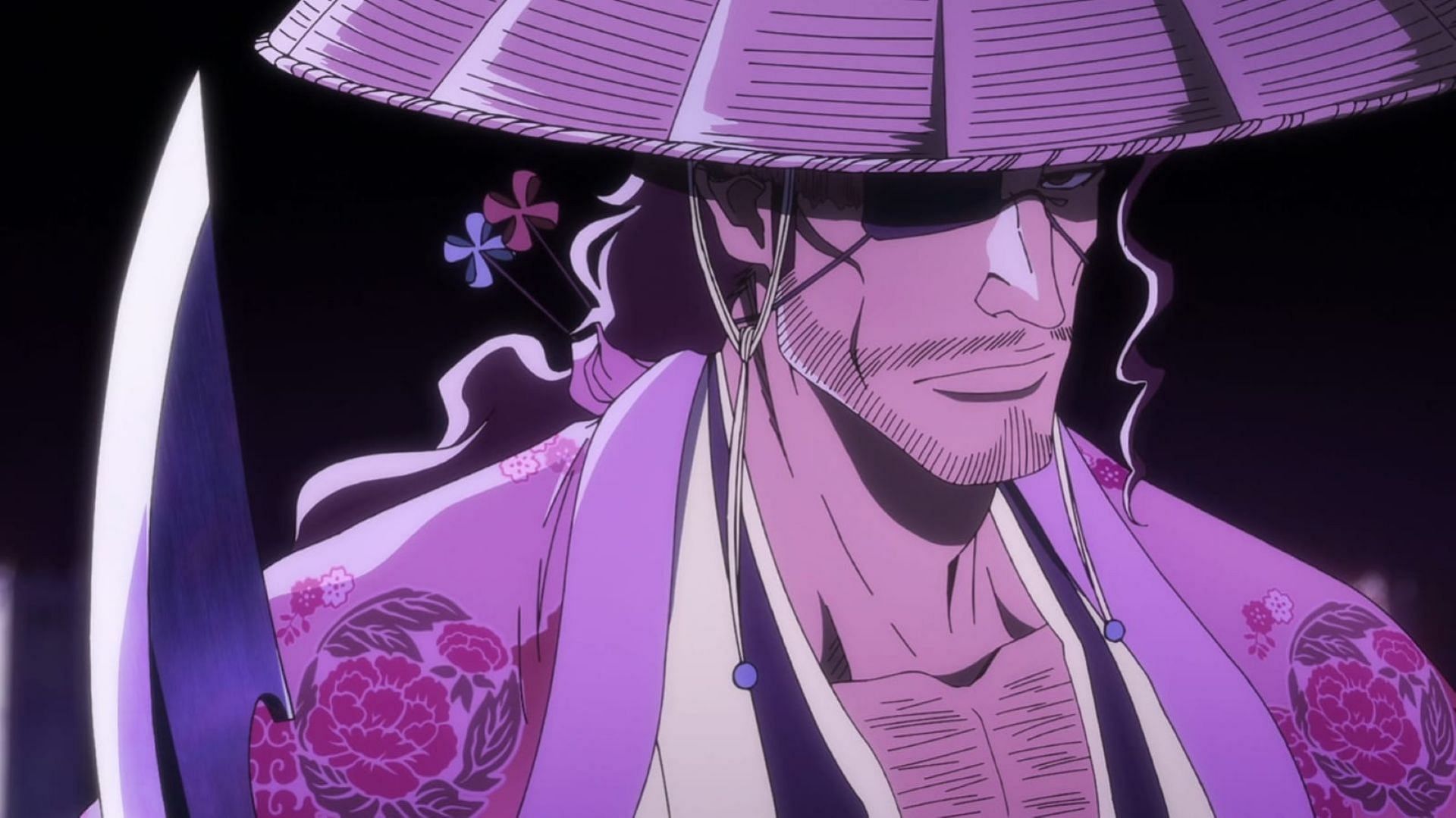 Shunsui Kyoraku in Bleach: Thousand-year Blood War part 3 (Image via Pierrot Films)