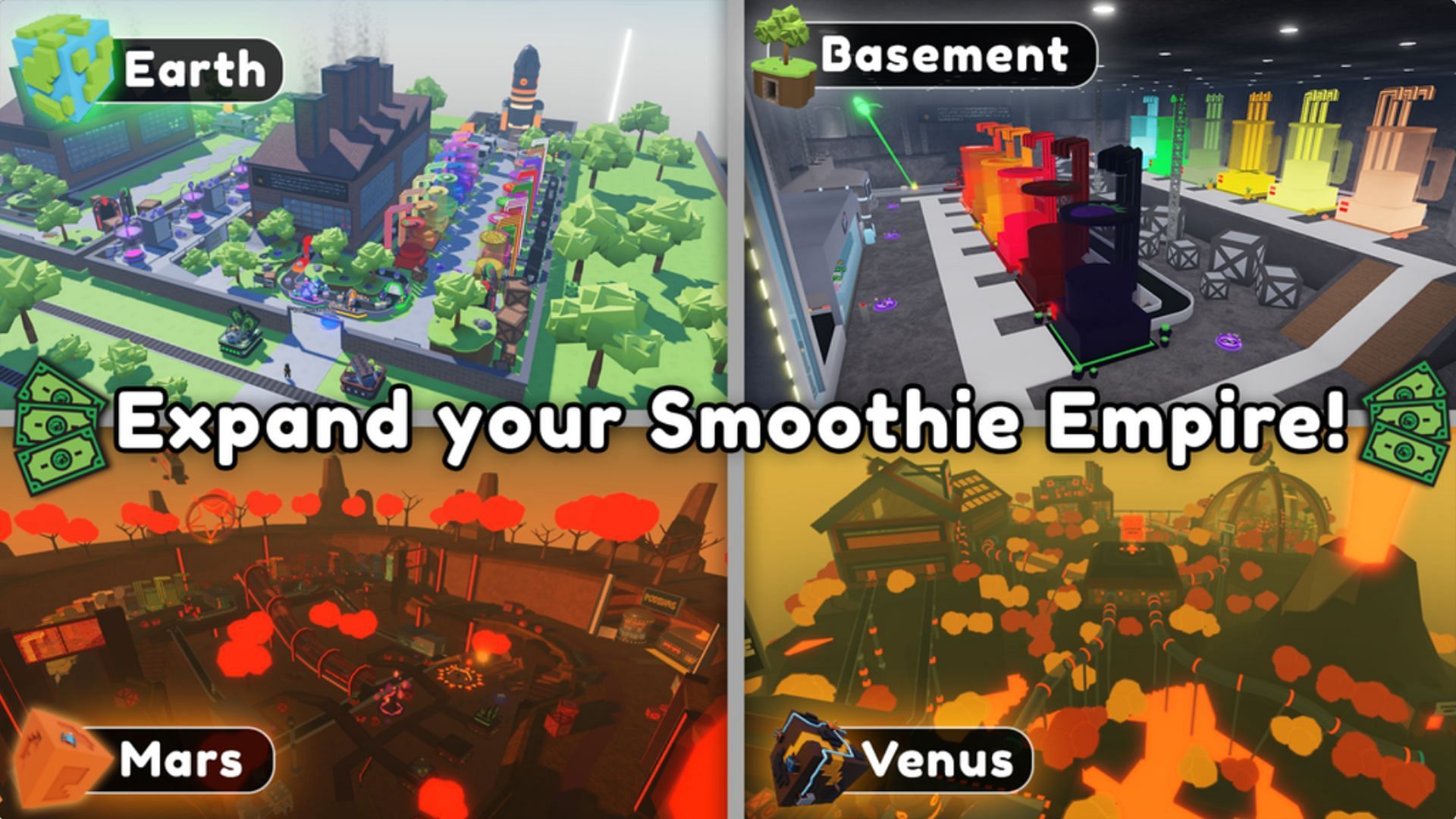 Free Active codes in Smoothie Factory Tycoon (Image via Roblox)