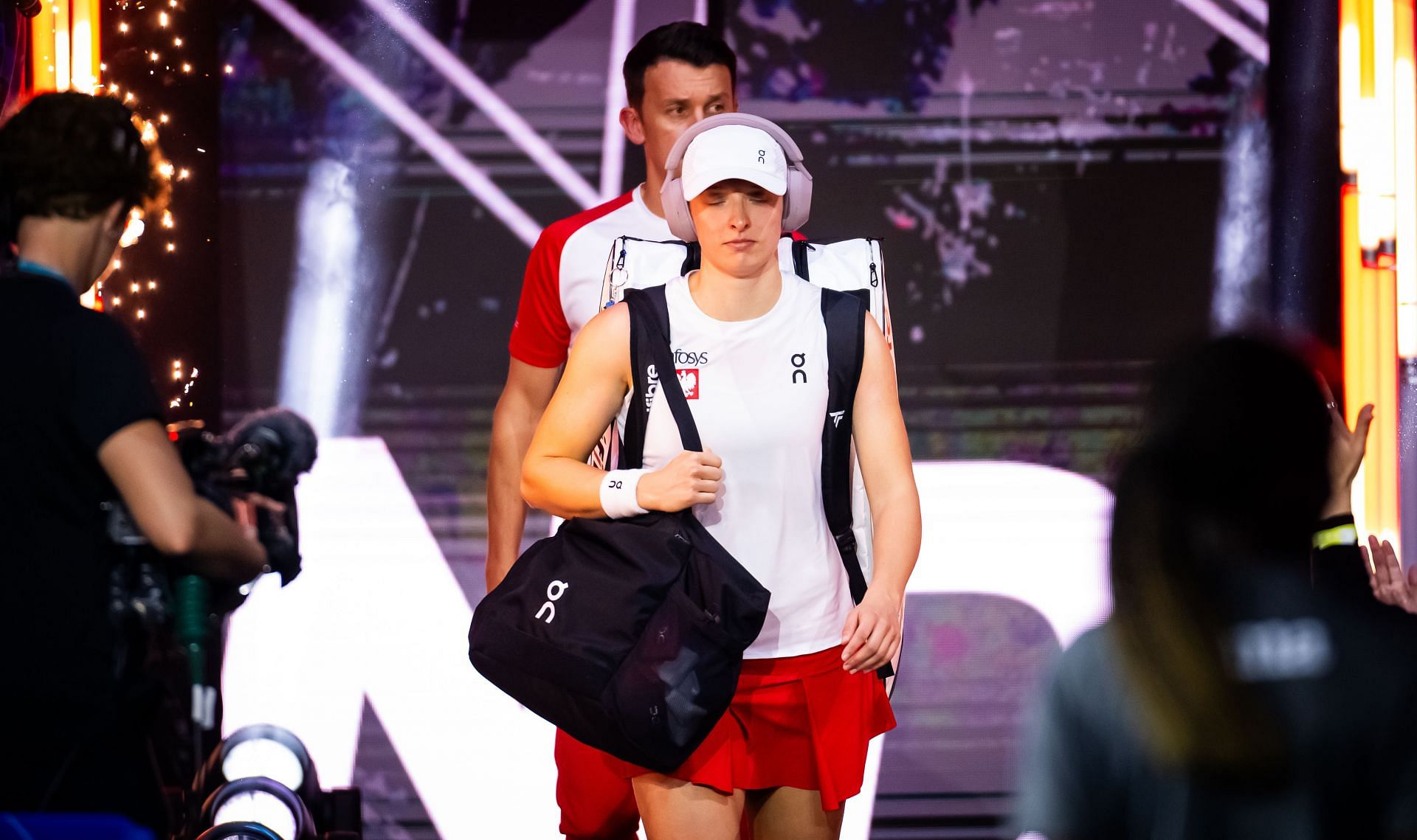 Iga Swiatek last played at the Billie Jean King Cup Finals. (Source: Getty)