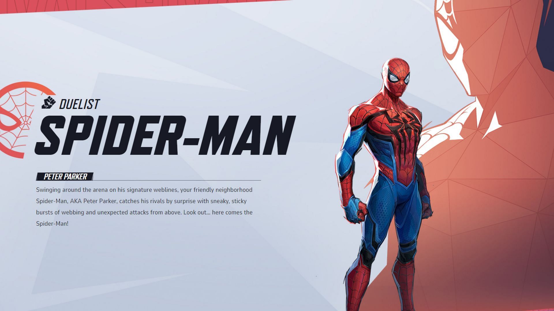 Spider-Man in Marvel Rivals (Image via NetEase Games)