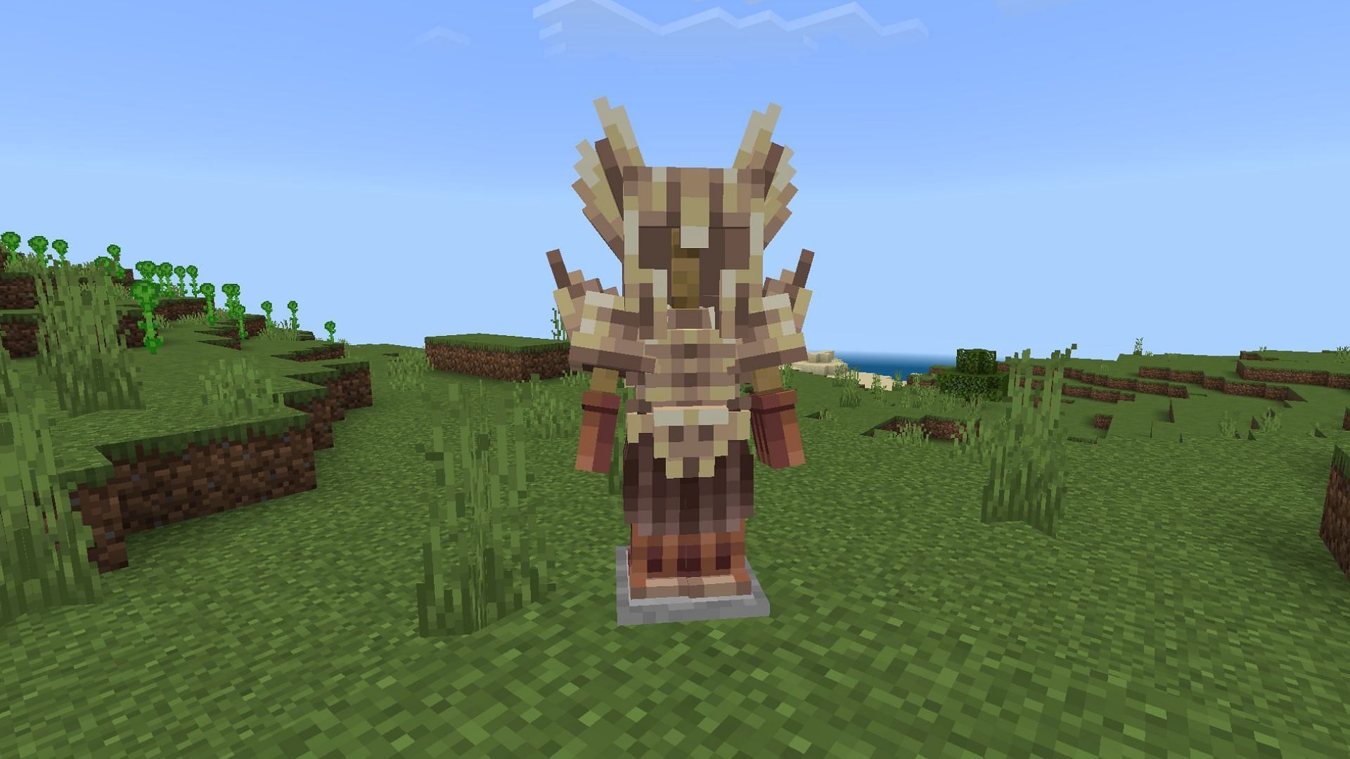 Bone armor could be a unique addition to Minecraft (Image via Mojang Studios || Honeyfrost)