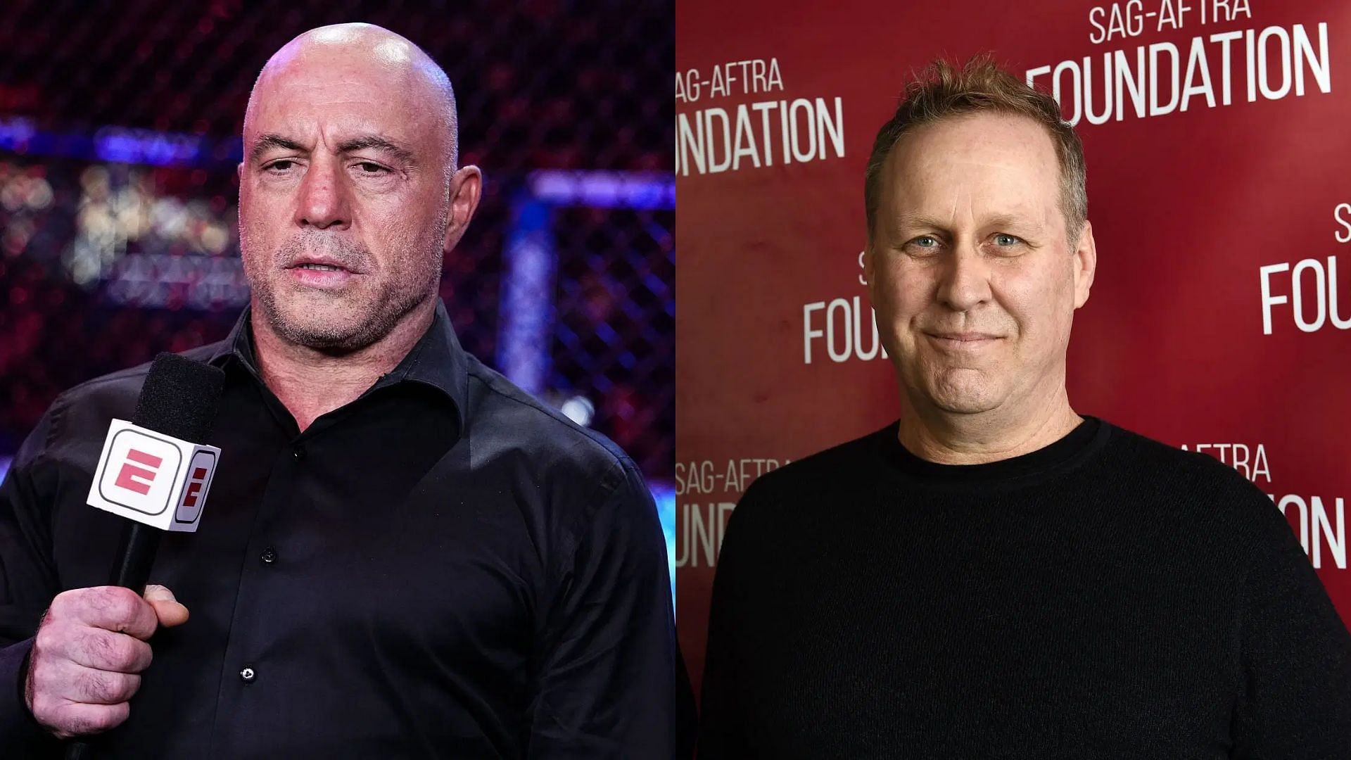 Joe Rogan (left) invited Roger Avary (right) to his podcast recently [Images courtesy: Getty Images]