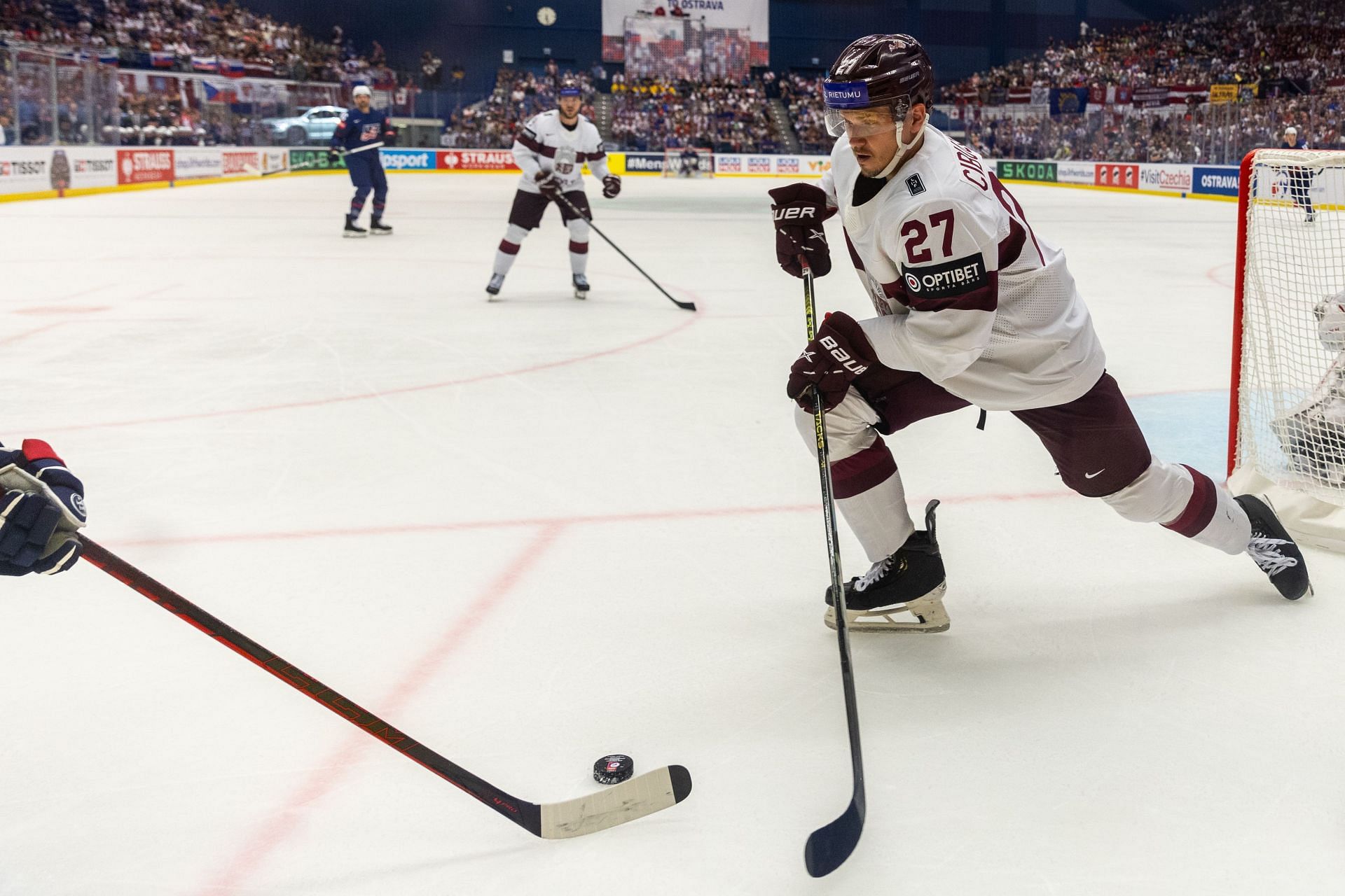 Latvia V United States - Ice Hockey World Championship Czechia - Source: Getty