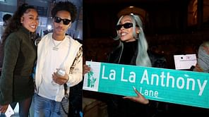 PIC: Kiyan Anthony's mom La La Anthony receives special honor, plans to "chill" on block named after her