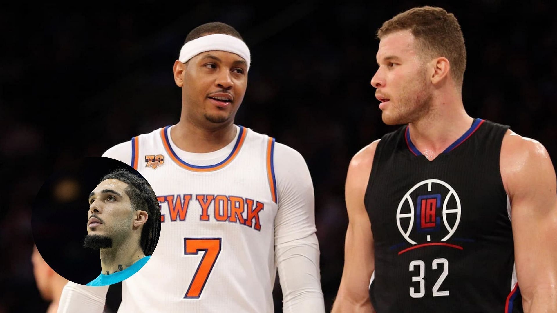 Blake Griffin and Carmelo Anthony discuss LiAngelo Ball