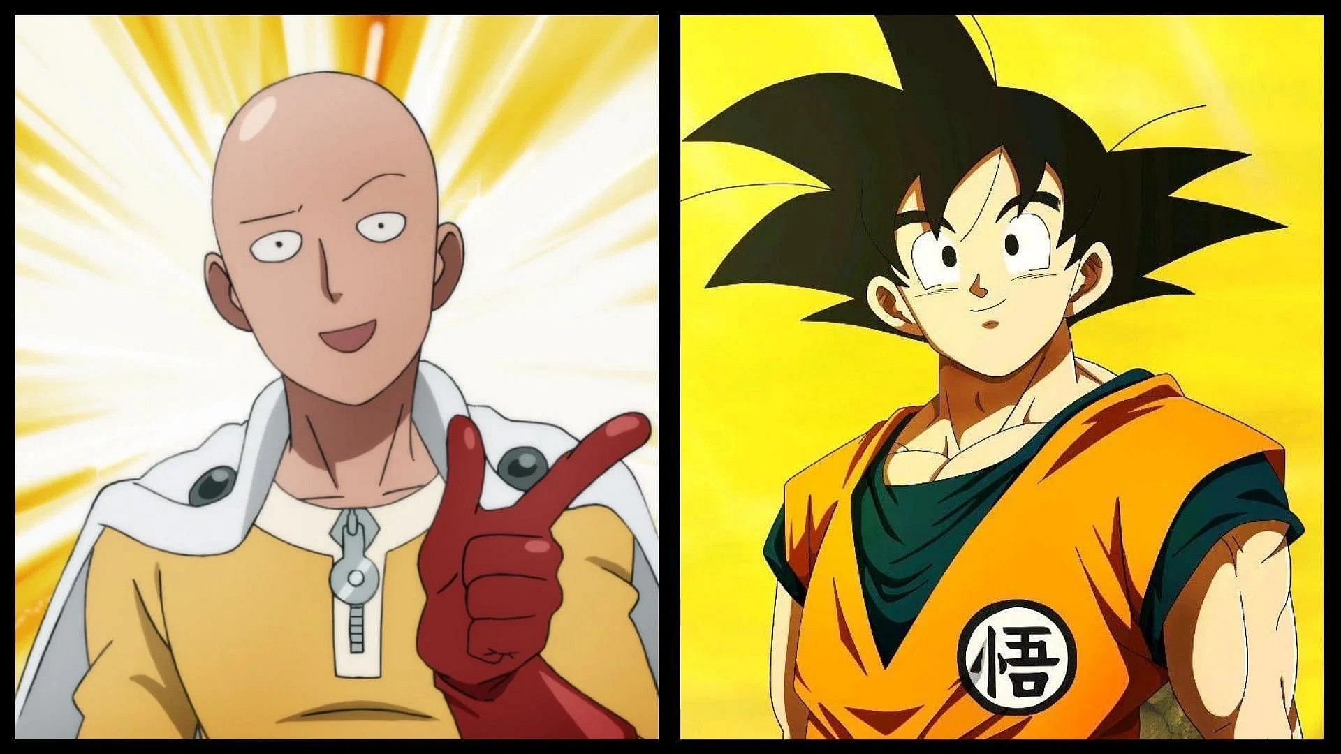 One Punch Man and Dragon Ball fans debate the Saitama vs. Goku battle once again (Image via Madhouse and Toei Animation).