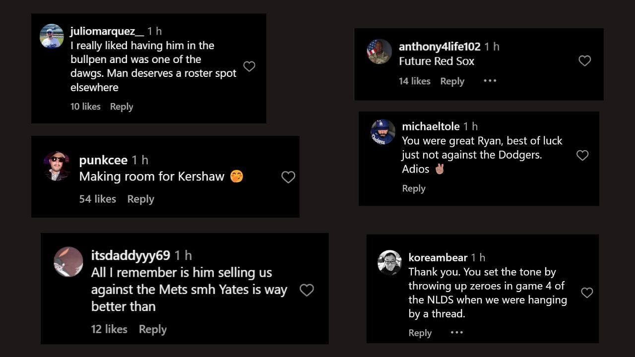 Fan reactions to Ryan Brasier being DFAed