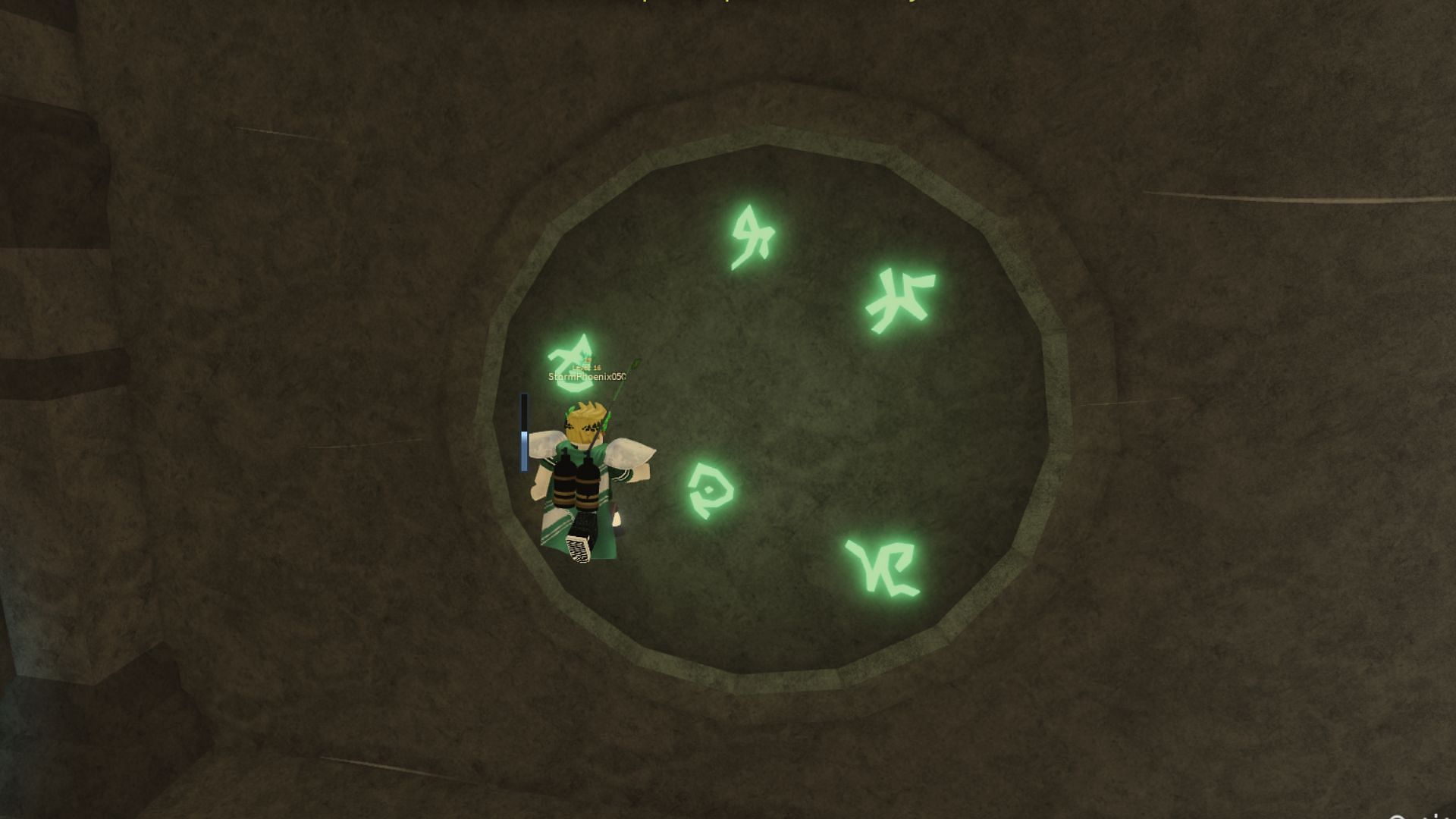 The symbols will start glowing (Image via Roblox)