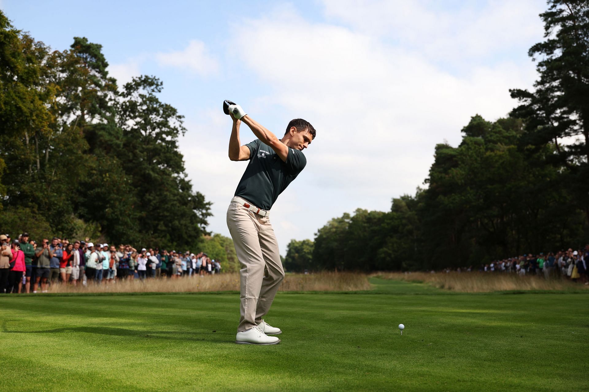 Tom Holland at the BMW PGA Championship 2024 (Source: Getty)