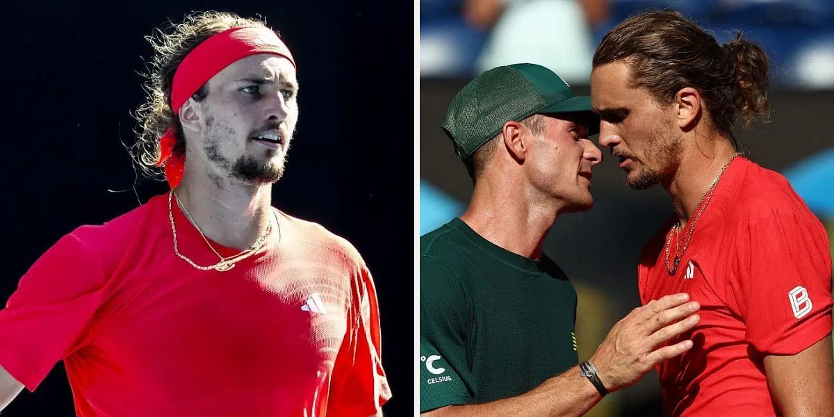 Alexander Zverev (left), Tommy Paul and Alexander Zverev (right), Sources: Getty