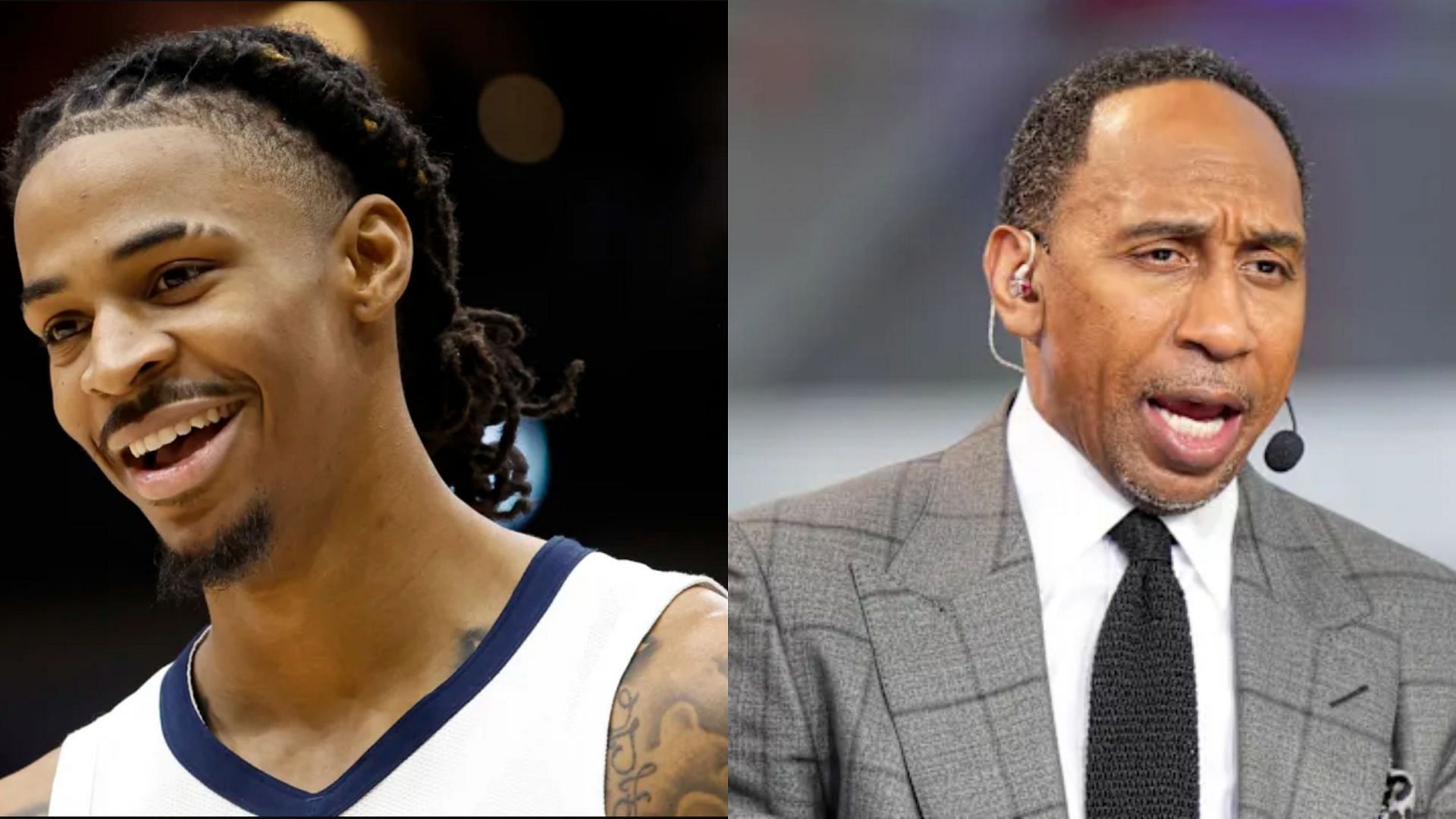 Ja Morant and Stephen A. Smith - Source: Getty Images/Imagn