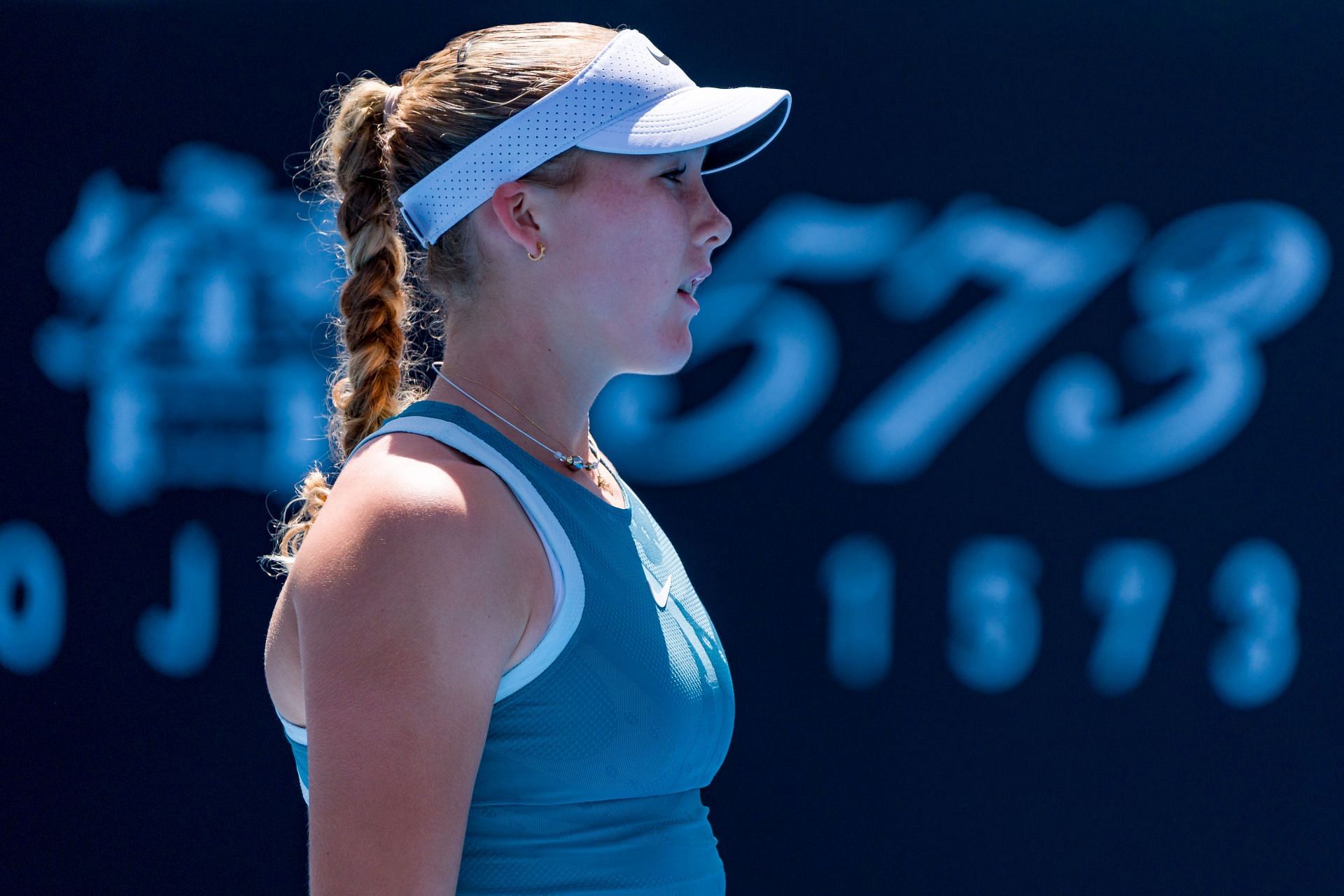 Mirra Andreeva at the 2025 Australian Open - Day 6 - Source: Getty