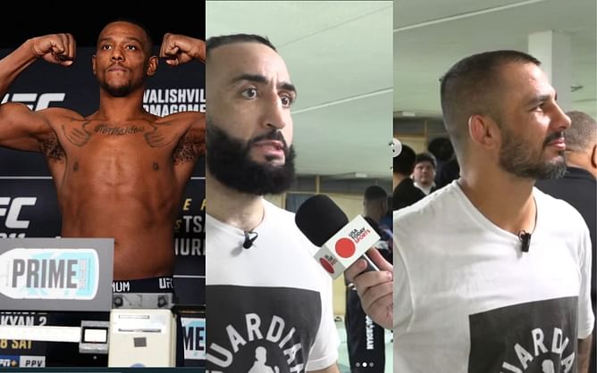 Jamahal Hill reacts to UFC champions Belal Muhammad and Alexandre Pantoja teaching jiu-jitsu to youth in LA