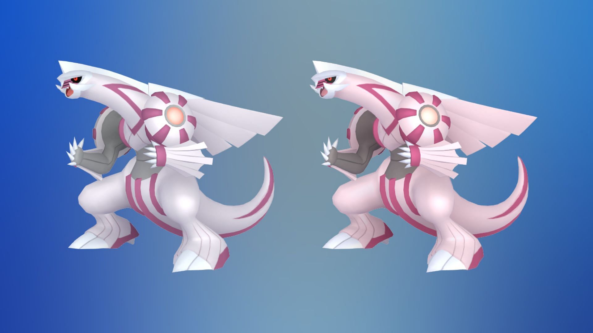 Palkia shiny comparison (Image via TPC)