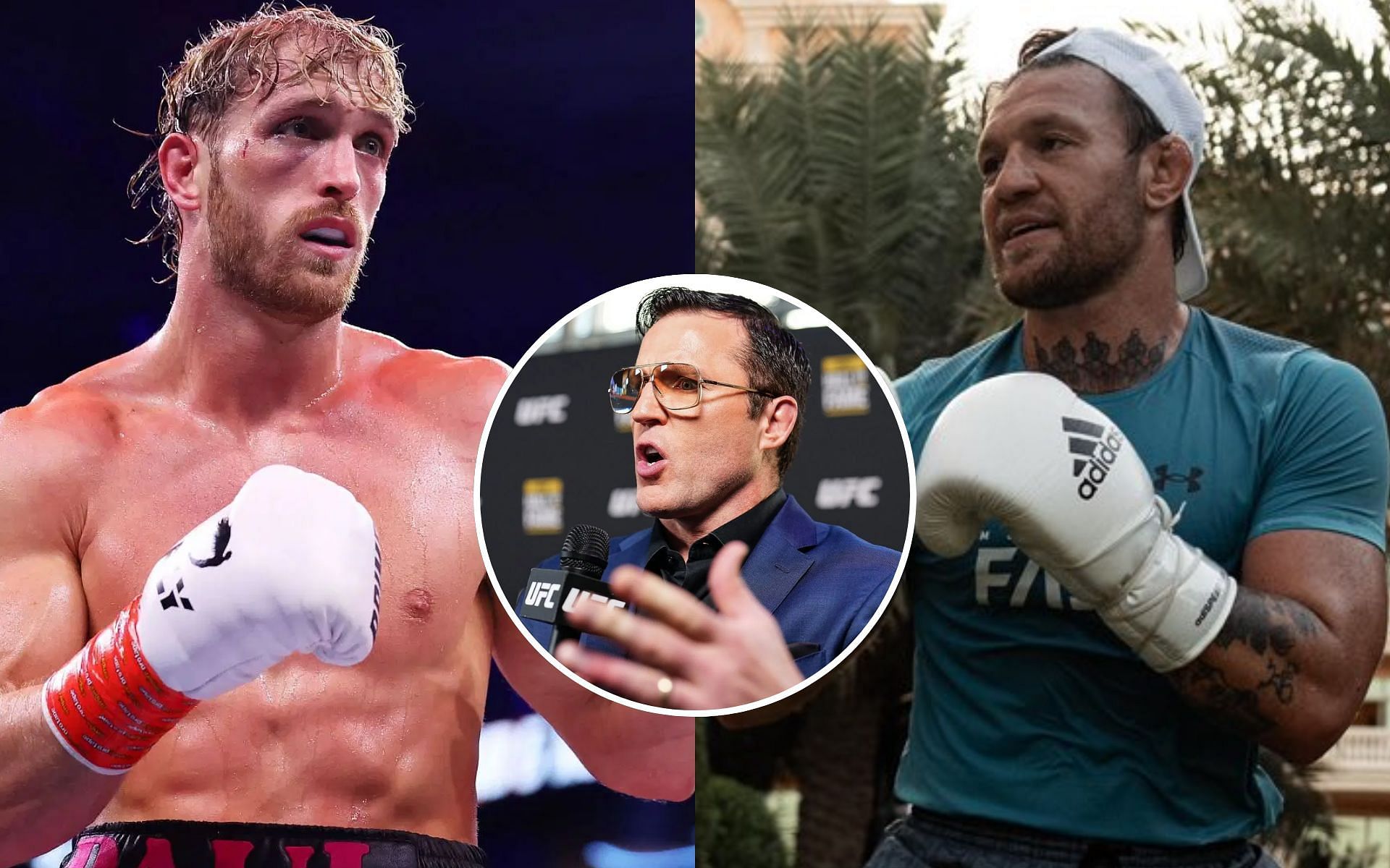 Chael Sonnen predicts Logan Paul would defeat Conor McGregor in boxing bout [Image courtesy: Getty Images, and @TheNotoriousMMA on X]