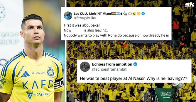 “He is tired of Ronaldo antics”, “Nobody wants to play with Ronaldo” - Fans react to news of attacker leaving Al-Nassr and returning to Europe