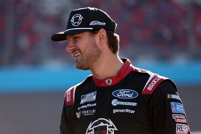 Todd Gilliland gives a hilarious remark on Front Row Motorsports’s “Big 3” media day post