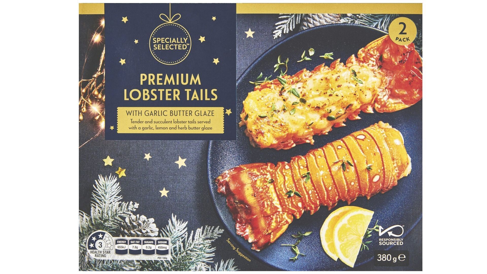 Specially Selected Premium Lobster Tails (Image via Aldi)