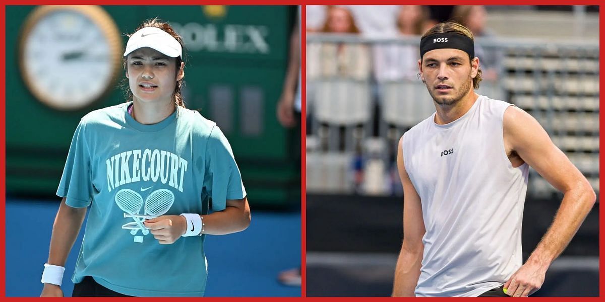 Emma Raducanu and Taylor Fritz (Source: Getty)