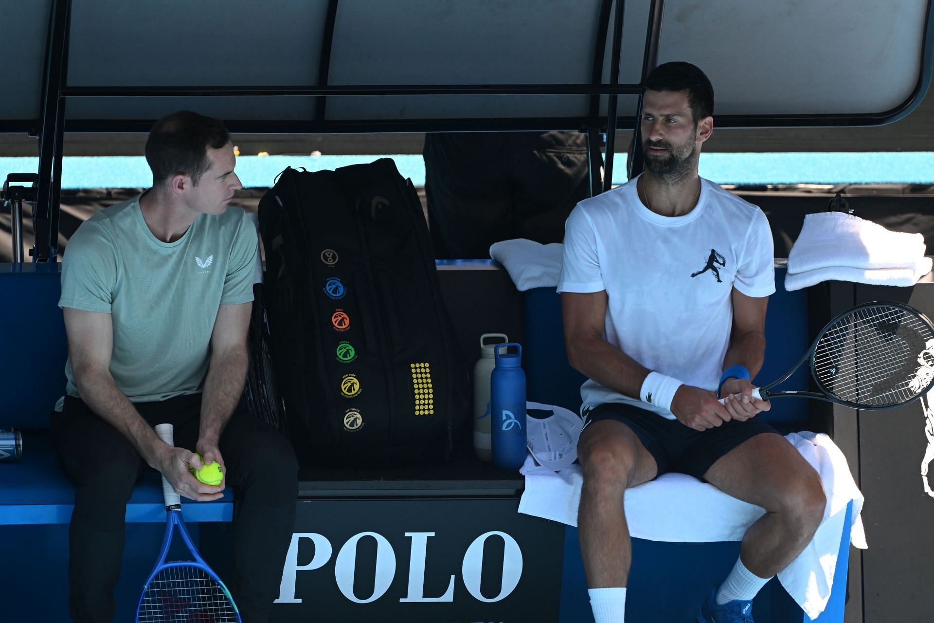 The blockbuster duo during a practice session - Source: Getty